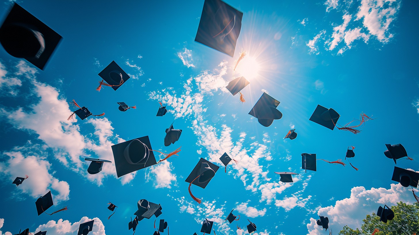 Photo of Graduation Caps
